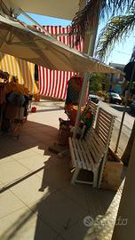 Ombrelloni 3x3 con mattoni di tenuta