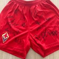 Pantaloncino autografato fiorentina