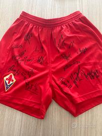 Pantaloncino autografato fiorentina