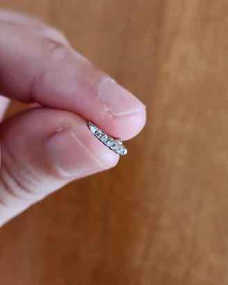 Helix/ear cuff S925 finto piercing