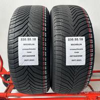 2 GOMME 235 55 18 MICHELIN 4stagione