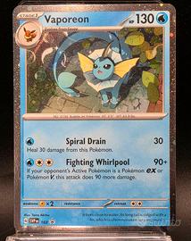 Pokemon Card Vaporeon Holo Promo Black Star 168 