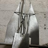 Ancora Danforth - 27 kg - ghisa zincata a fuoco