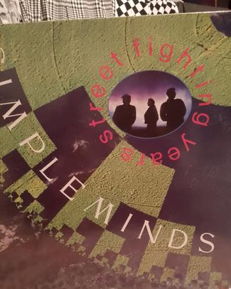 vinile simple minds  street fighting years