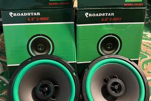Altoparlanti auto Roadstar 6.5” 160W 2-Way NUOVI