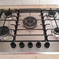 Piano cottura gas 5 fuochi