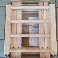 IKEA HUTTEN PORTABOTTIGLIE LEGNO 9 SCOMPARTI