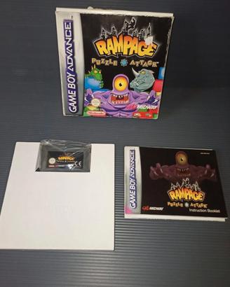 Rampage puzzle attack Game Boy Advance