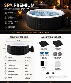 Spa gonfiabile - Idromassaggio Premium