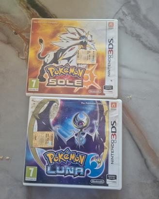Pokémon Nintendo 3ds sole e luna