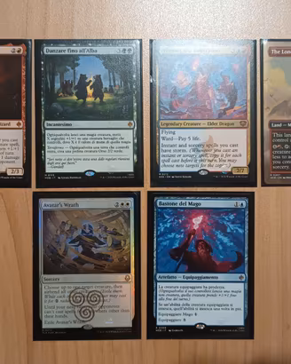 Magic the Gathering 6 carte, rare e mitiche