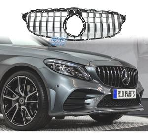GRIGLIA MERCEDES W205 18-21 LOOK GT-R CROMATO CON 