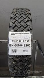 1 Pneumatico 135/80 R12 Michelin M+S Chiodato - No