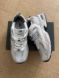 New Balance 530 bianche e argento - Taglia 41.5