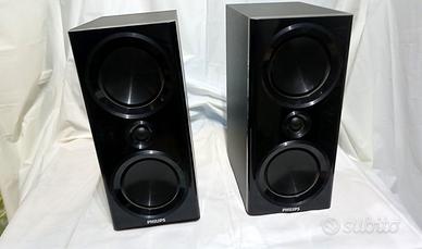 PHILIPS DCM-3020 diffusori doppio woofer con "woox