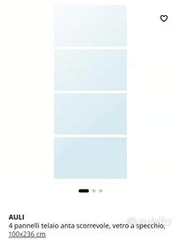 AULI IKEA PANNELLI ARMADIO PAX