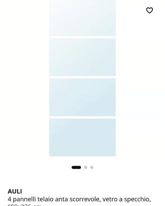AULI IKEA PANNELLI ARMADIO PAX
