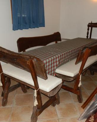 TAVOLO RUSTICO PER TAVERNA