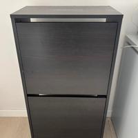 Ikea Bissa Scarpiera Marrone