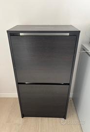 Ikea Bissa Scarpiera Marrone