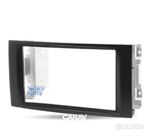 CORNICE NERA RADIO 2-DIN PER VOLKSWAGEN VW TOUAREG