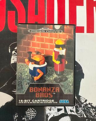 Bonanza bros pal completo sega mega drive