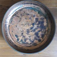 PIATTO IN RAME vassoio 42 cm diametro 700 gr.