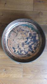 PIATTO IN RAME vassoio 42 cm diametro 700 gr.