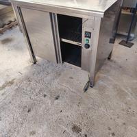 Banco acciaio caldo tramoggia scarti