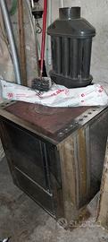 stufa a legna inox