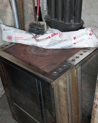 stufa a legna inox