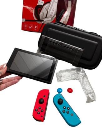 Nintendo Console Switch Blu/Rosso neon