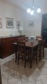 Sala da pranzo in legno massello