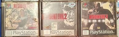 VIDEOGIOCHI RESIDENT EVIL 1-2-3 PLAYSTATION1