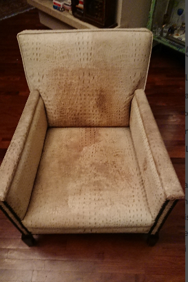 Poltrona anni 40 pelle