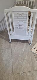 Lettino mon amour bianco italbaby