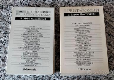 2 COFANETTI PRESTIGIOSI A FIRMA: INDRO MONTANELLI