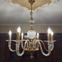 Lampadario cristallo 6 luci