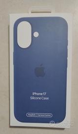 Cover iPhone 17 Silicone Blu Notte - NUOVA 