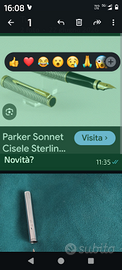 Aurora Hastil cambio con Parker Sonnet stilo