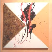 ENNIO FINZI 40x40 olio su tela ARCHIVIATO