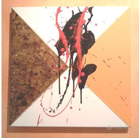 ENNIO FINZI 40x40 olio su tela ARCHIVIATO