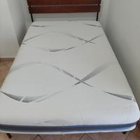 letto con materasso una piazza e mezza
