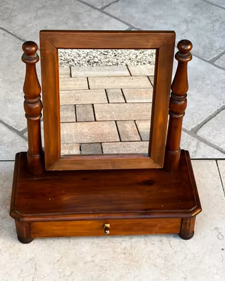 Specchiera Toilette basculante cassetto ‘900