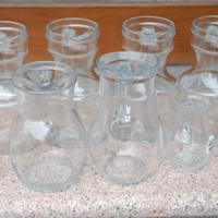 caraffe x vino - acqua in vetro pasabhace 9 pezzi