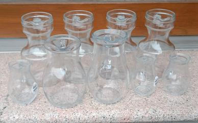 caraffe x vino - acqua in vetro pasabhace 9 pezzi