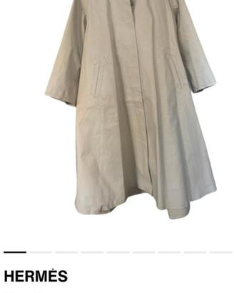 trench Hermes vintage nuovo con etichetta 