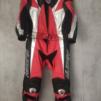 Tuta in pelle divisibile Suomy tg. XL 46-48 donna