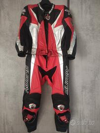 Tuta in pelle divisibile Suomy tg. XL 46-48 donna