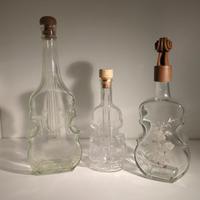 Set di 3 Bottiglie per liquore - strumenti ad arco